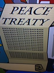 Horrible histories peace treaty Meme Template