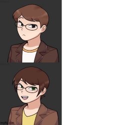 Drake but in Alex Meme Template