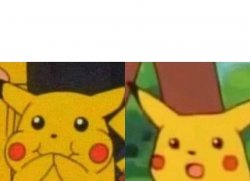 Laughing Pikachu Surprised Pikachu Meme Template