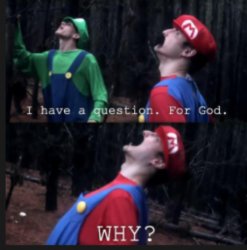 I have a question for god Meme Template