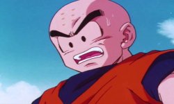 Stealth mode Krilin Meme Template