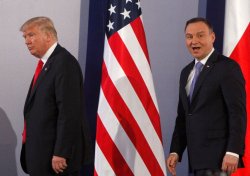 Donald Trump and Andrzej Duda Meme Template