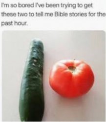 cucumber and tomato Meme Template