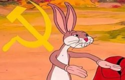 Bugs Bunny Communist Meme Template