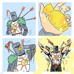 solaire potion Meme Template
