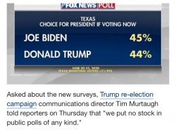 Trump Biden Texas poll Meme Template