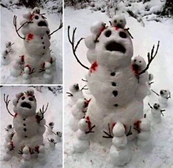 Cannibal Snowmen Meme Template