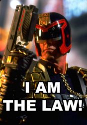 I am the law Meme Template