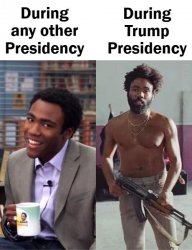 Different Presidencies Meme Template