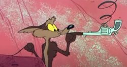 Wile E. Coyote Gun Trap Meme Template