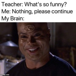 My Brain: Stargate jokes Meme Template