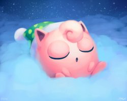 Jigglypuff sleeping Meme Template