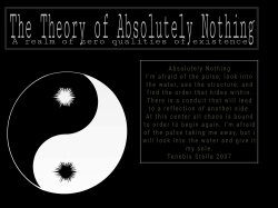 The Theory of Absolutely Nothing Meme Template