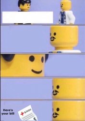 Lego Doctor with bill Meme Template