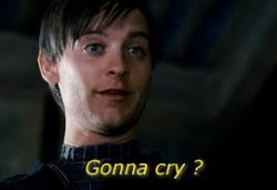 Gonna cry peter parker Meme Template