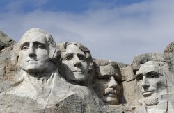 Mount Rushmore Test Positive For COVID-19 Meme Template
