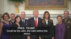 It's calm before the storm Meme Template