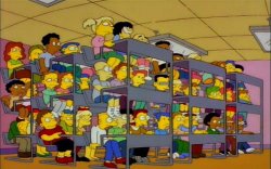 Simpsons OverCrowded Meme Template