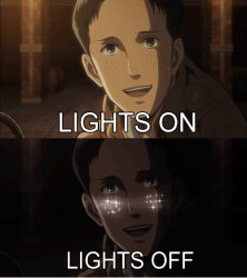 LIGHTS ON OFF Meme Template