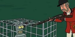 Bender in a Cage Meme Template