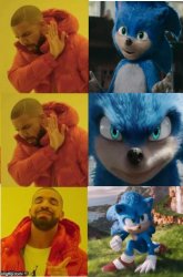 sonic Meme Template