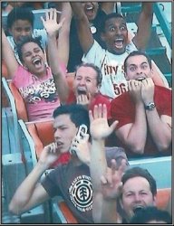 Roller Coaster Busy Guy Meme Template