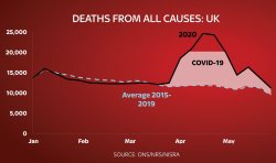 ONS COVID deaths Meme Template