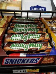 Milky Way Snickers Meme Template