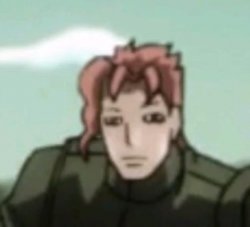 Disgruntled Kakyoin Meme Template