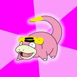 Galarian slowpoke Meme Template