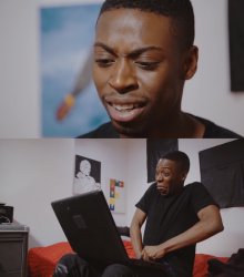 Black guy laptop Meme Template