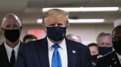 Trump wearing mask - covid, coronavirus Meme Template