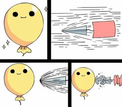 undefeated balloon Meme Template