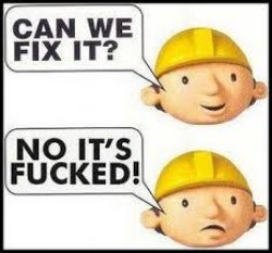 can we fix it? no it's F'd! Meme Template