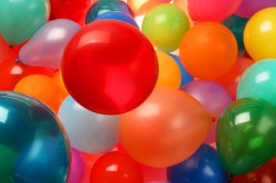 Balloons for Happy Birthday Meme Template