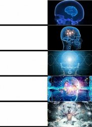Exploding Brain 5 Meme Template