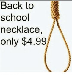 Back to School Necklace Meme Template