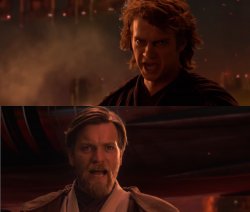 Anakin and Obi-Wan Meme Template