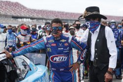 I Stand with Bubba Wallace and Richard Petty Meme Template