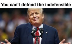 Trump Can't Defend The Indefensible Meme Template