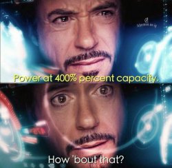 avengers power at 400 Meme Template