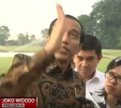 Jokowi Meroket Meme Template
