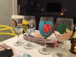 Wine Glass Paintings Meme Template