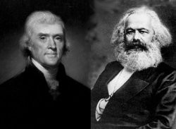 Jefferson v Marx Meme Template