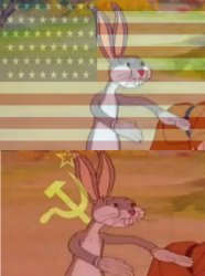 Bugs Bunny Communist Capitalist Meme Template