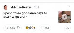 Reddit QR Code Meme Template