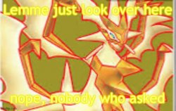 necrozma nobody asked Meme Template