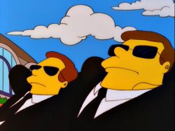 simpsons bodyguards Meme Template