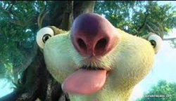 Sid The Sloth Tongue Meme Template
