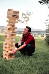 Man Playing Jenga Meme Template